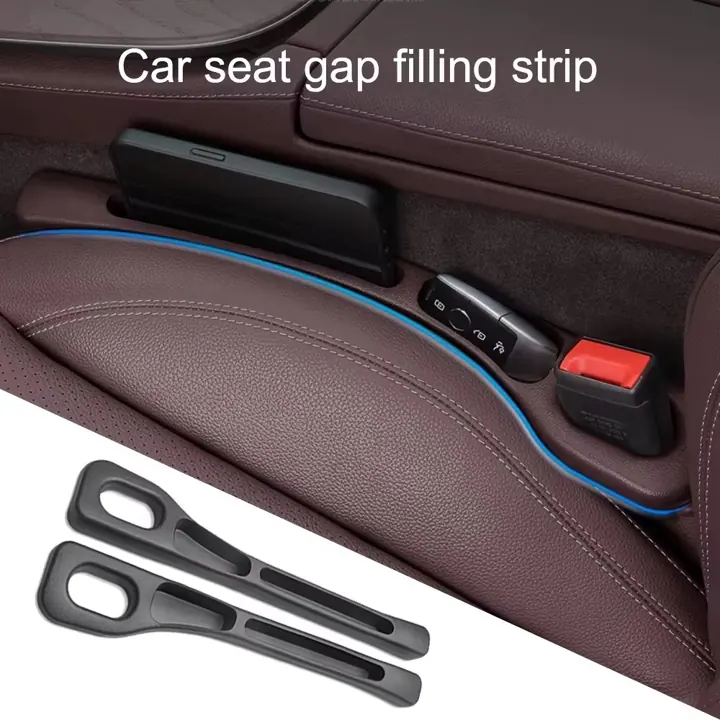Gap filler holding a phone and car key