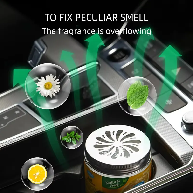 Car air freshener releasing fragrance