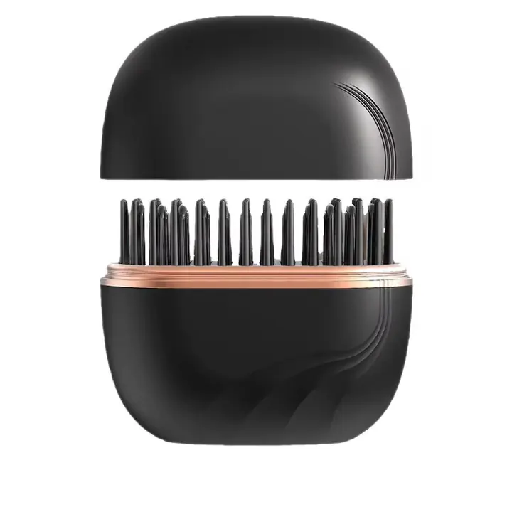 Black portable hair straightener